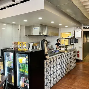 Open kitchen concept