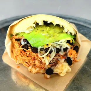 Pollo Guisado with avocado added