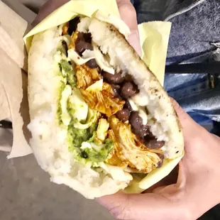 Chicken Arepa