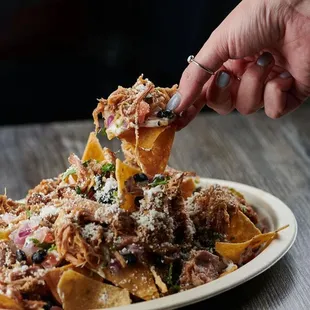 nachos, food