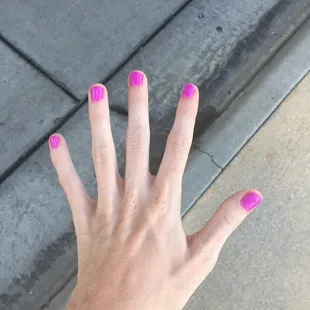 Gel manicure!