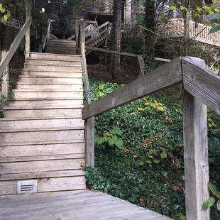 Half way up the stairs