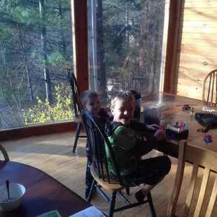 Dining room at the Lodge. Great place to stay!