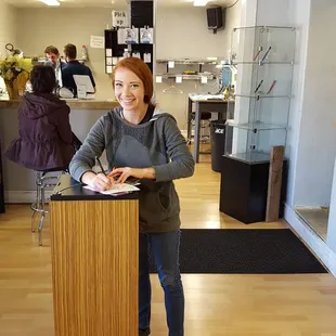 Candice is the boss now.