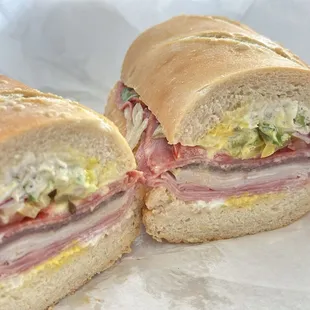 The Godfather (they forgot the provolone cheese but it was still good)!