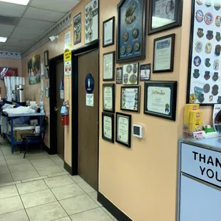 the inside of a restaurant