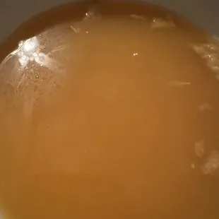 Ordered the egg drop soup in large.