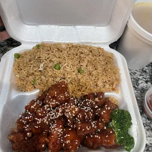 14. Sesame Chicken Dinner Special