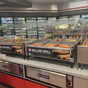 Self serve hot eats!  Lots to pick from