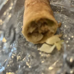 The hot egg roll self served, it was good!