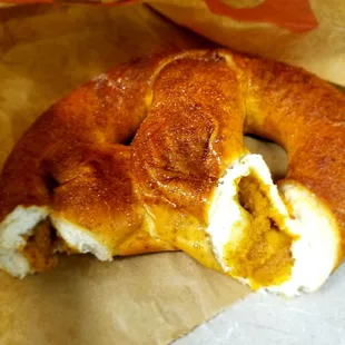 Pumpkin pretzel $1.99