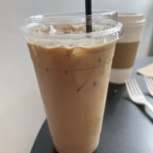 Salted bourbon caramel latte