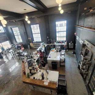 Beautiful renovated old bank, turned into a spacious coffee house