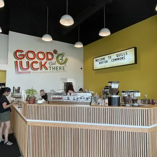 customers at the counter