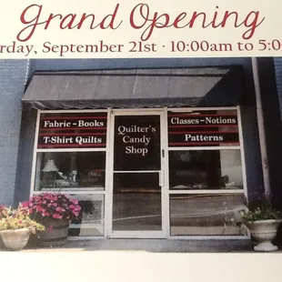 grand opening