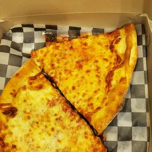 Two very large slices