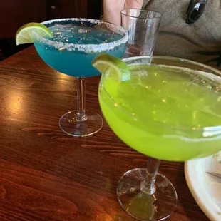 Blue &amp; Melon Margaritas