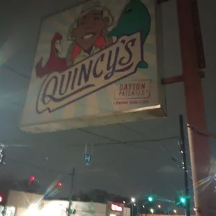 This sign more than likely cost all profits of this abandoned restaurant.