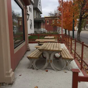 Outdoor seating