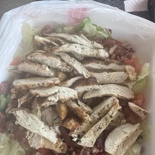 Grilled chicken salad