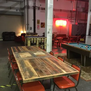 a pool table and pool tables