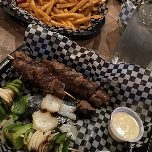 Filet Kabob &amp; Fries