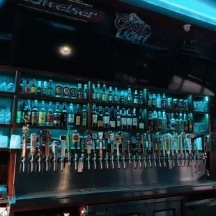 We added LEDs in the ceiling and back bar.