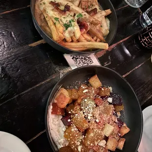 Poutine Fries &amp; Beet Salad IG: @datglobetrotterlife