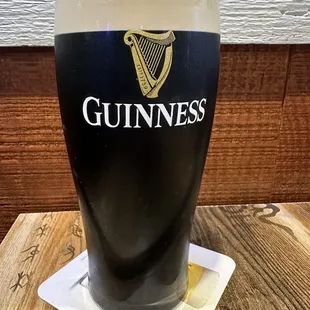 a pint of guinness