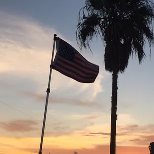 Sunset from our campsite