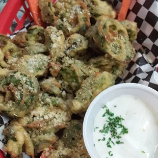 Deep fried Jalapenos hit the spot but beware they are highly addictive!