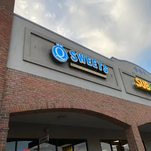 the front of the store