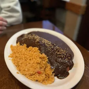 Chicken Enchiladas Mole