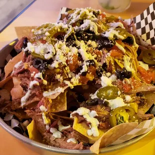 Nachos w/ Shredded Pork