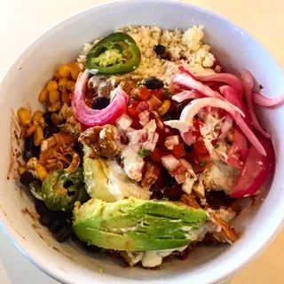 Beans & Rice (Hand Pulled Chicken)