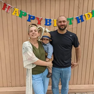 This little guy turned 1 with us!  We host parties too!