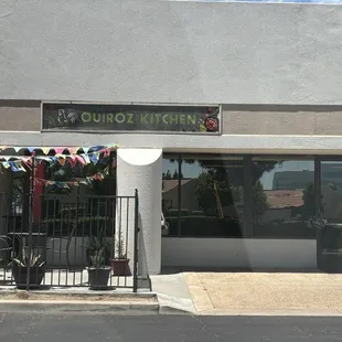 Front of the business
