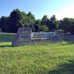 Park Sign on Quivira Rd