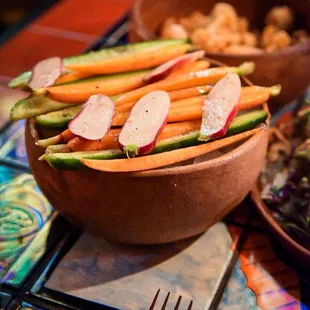 Crudites, vegan as is