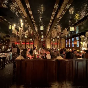 The main dining area