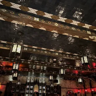 Beautiful &amp; Dark dining area.