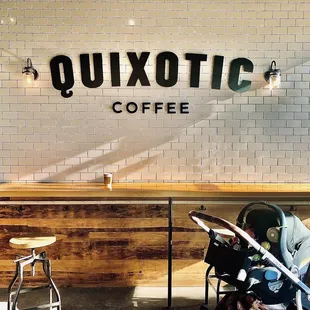 Area to the right of where you order