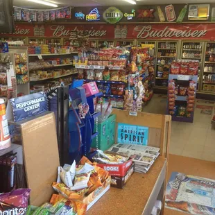 a variety of food items