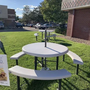 Plentiful outdoor seating