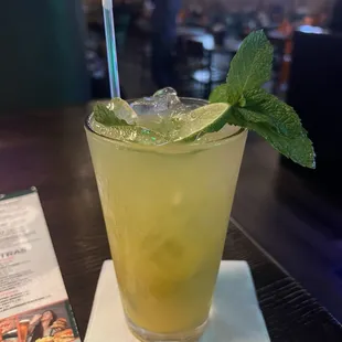 Mango Mojito (made with real mango pulp!)
