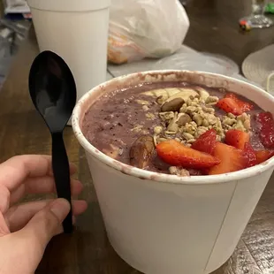 N-Bowl - Acai Bowl Spoon for size reference