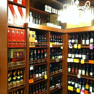 Amazing wine selection
