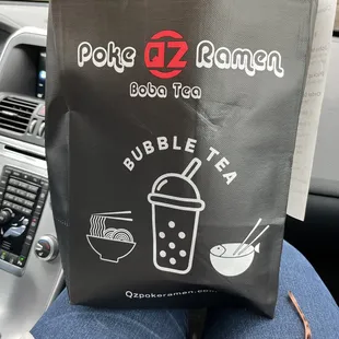 Takeout reusable bag