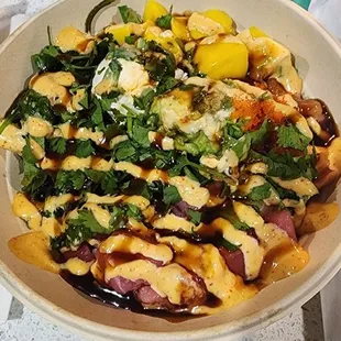 Medium poke bowl takeout