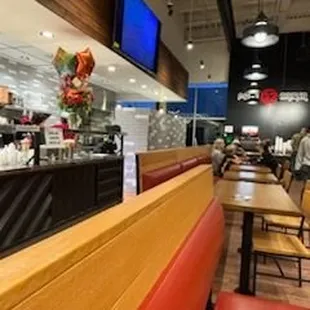 interior, sushi and sashimi